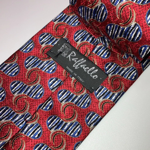 Raffaello 100% Silk Neck Tie Length 58” Width 4” - Picture 2 of 3